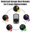 Universal Garage Remote With Rolling Code Security Compatible LiftMaster Chamberlain Craftsman Multichannel Support Security+ 2.0Encryption Keychain 4