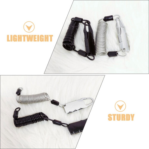Bike Lock 2Pcs with Code Security for Electric Scooter and Motorcycle 2