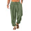 Herren-Stretchhose mit lockerer Passform, hellgrün, Größe S 2