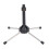 Clarinet Stand Foldable 4-Leg, Black/Silver 3