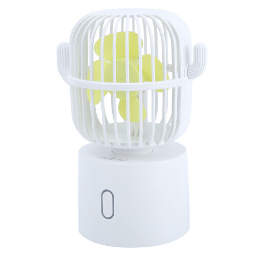 Adjustable USB Fan with Oscillation Feature, Quiet Desktop Cooling Device with3Speed Levels, Universal Usage for Home Office School Use While 2