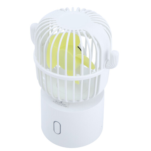 Adjustable USB Fan with Oscillation Feature, Quiet Desktop Cooling Device with3Speed Levels, Universal Usage for Home Office School Use While 2
