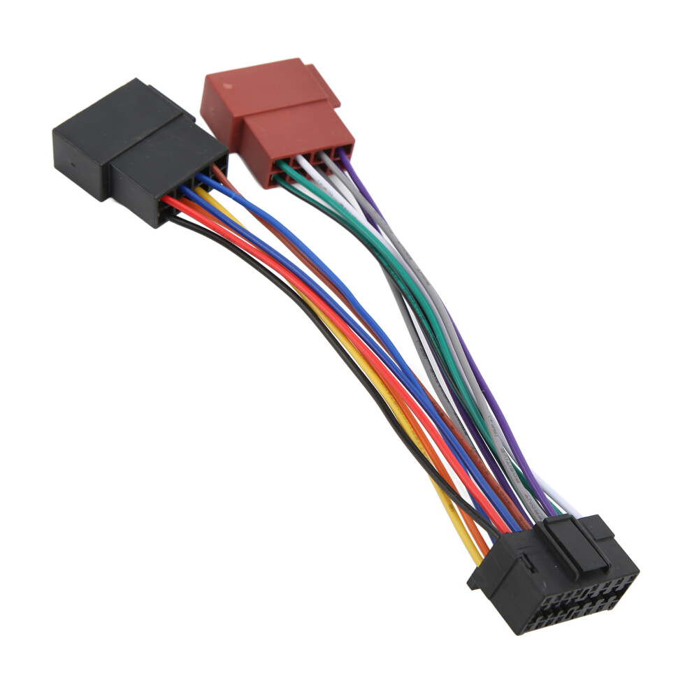 Premium 16Pin Car Radio Wire Harness Replacement Abs Plastic Easy Connection 4041390474992