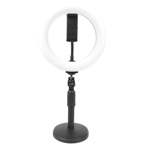 Studio Fill Light Ring Light with Stand, Adjustable Tripod Stand USB Powered LED Fill Light for Home Streaming, 3Color Lighting Modes Brightness 1