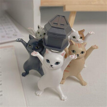 Dancing Cat Model Ornaments 5 Colours