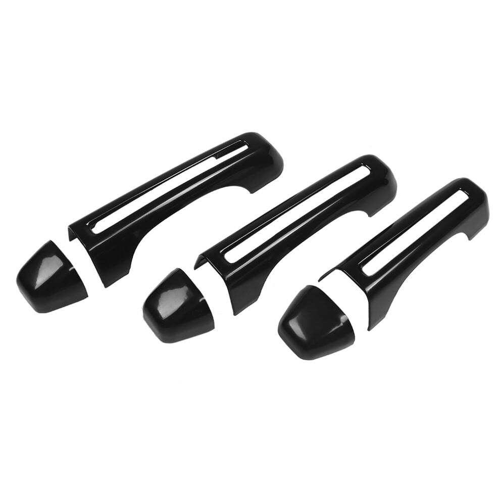 Exterior Handle Covers For Jeep Wrangler Jl Black 7340572375377