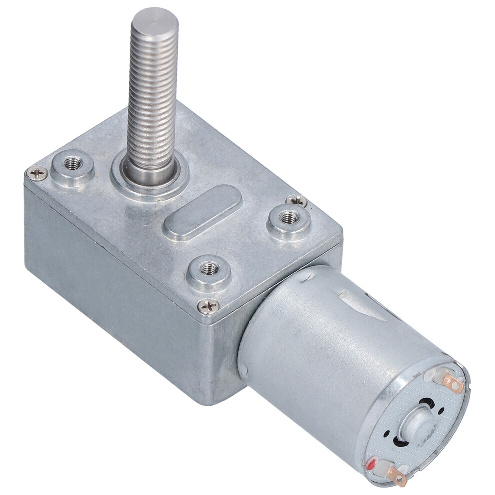 JGY370 24V 6RPM Threaded Shaft Geared