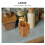 Kitchen Tool Holders Holder for Kitchen Utensils Light Brown 1Pack for Home Users 7