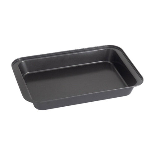 3pcs Nonstick Baking Sheets (37cm), Stackable, Warp-Resistant, Easy-Clean, Black – Compatible with Standard Ovens 1