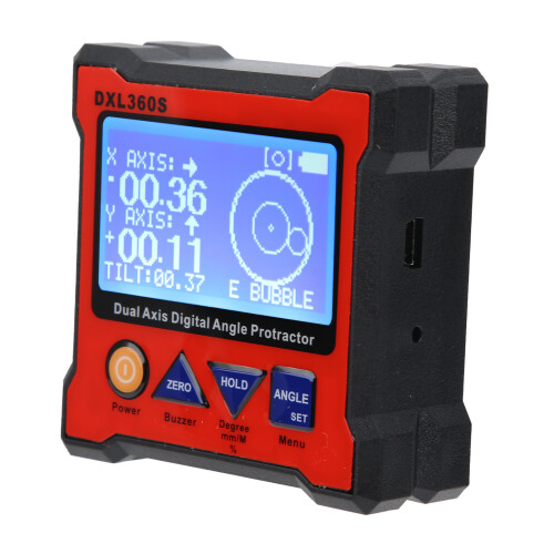 Magnetic Digital Angle Cube with Calibration Video Provided Compact Design for Woodworking Precision Tool with Portable Lightweight Construction 1