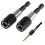 Pretyzoom 2Pcs Magnetic Screwdriver Bit Holder Quick Release Extension Bar Assorted Color 5