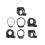 Durability Steel Cable Lock Bike Combination Lock Code Security Anti Thefts Lock for Bicycles Protecting 6