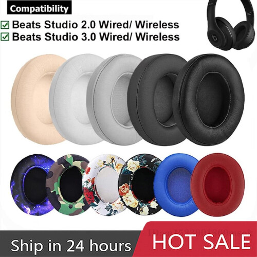 Συμβατό με Beats Studio2.0Studio3.0Ανταλλακτικά μαξιλαράκια ακουστικών Μαξιλάρια αυτιών 1
