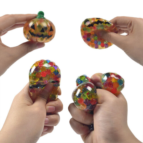 Πακέτο 6 μπάλες κολοκύθας για το Halloween - Μαλακά παιχνίδια για ανακούφιση από το 1