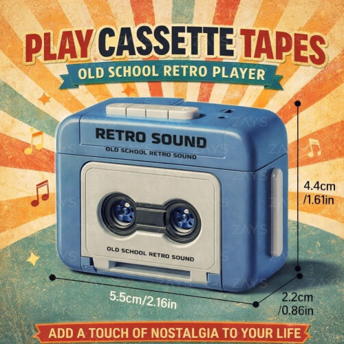 Mini Cassette Player Mini Audio Keychain Cassette Mini Cassette Player Recorder 2