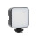 Kit d'éclairage LED à conception emboîtable avec éclairage LED à batterie, intensité variable, fixation universelle pour griffe flash, panneau 7
