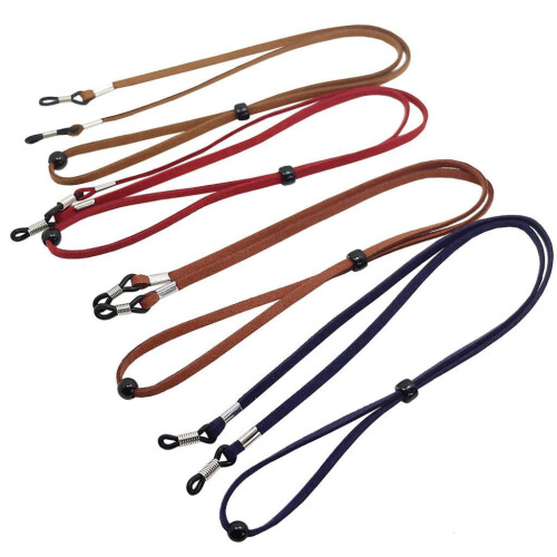 Adjustable Eyeglasses Rope Neck Cord Glasses String Holder Retainer 27" #2 2 1