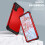 Samsung S21 5G Hülle, robust, stoßfest, 3-lagig, rot 2