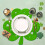 Ensemble de 4 sets de table trèfle, sets de table en forme de trèfle pour la Saint-Patrick, décoration de cuisine festive 4