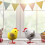 Pluche paaskip decoratiefiguurtje 7 cm 3
