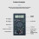 Easy Carry ABS Multimeter Automatic Ranges Adjustment Diode Triode Checker LCD Screen Upgrades for Electrical Diagnostics 4