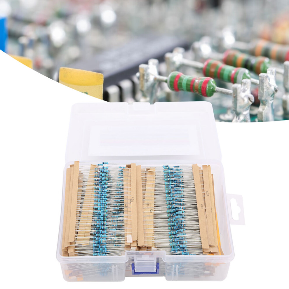 1R-3M Ohm 2600Pcs Resistor Assortment