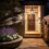 Solar-Powered Outdoor House Number Light Waterproof Modern 6