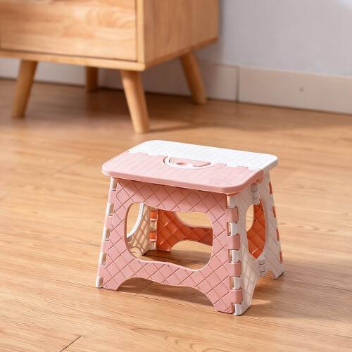 Folding Step Stool Compact Plastic Foldable Step Stool Holds Up to380 lbs,12 inches, 30cm，Anti Slip 1