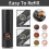 Electric Automatic Pepper And Salt Grinder With LED Light Adjustable Coarseness Partne 4