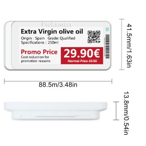 E Ink ESL Tags Wireless Magnetic Compatible with E Ink 1