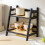 Kitchen Counter Cabinet Organizer,Wooden 2 Layer Storage Display Rack for Cup Spice Shelf 2