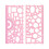 Geometric Ruler Set – Multifunctional Drawing & Measuring Tool, Durable Plastic, Protractor & Patterns, 7.59"x4.52", Portable, Multiple Colors 2
