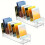 Acrylic greeting card rack light decorative 12-slot 7
