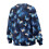 Damen-Sweatshirt mit Galaxy-Schmetterlingsprint, Oversize, lang 5