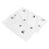 5Pcs Quilting Cutting Template Grids Crazier Eights Quilt Ruler Set Templates Acrylic 2
