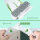 thermal printer paper 8.5 x 11 US Letter Quick-Dry Folded 200 Sheets, Compatible 3