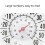 Window Thermometer Temperature Indoor/Outdoor Dial Round Suction On for Windows 5