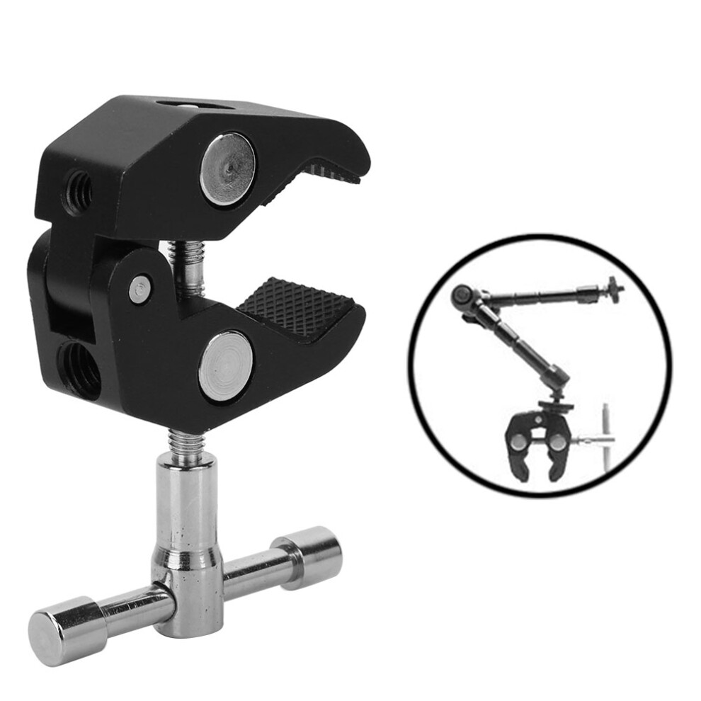 Aluminium Crab Clamp For Camera Accessories Black 7790334951873
