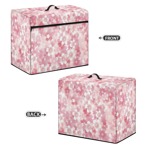 Κάλυμμα σκόνης για ραπτομηχανές Cherry Blossom Universal με τσέπες – Μαλακό προστατευτικό 1