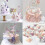 20 τεμάχια ροζ & μοβ διακοσμητικά για cupcakes με πεταλούδες 3D για γενέθλια, γάμο, 5