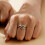 925 Sterling Sølv Claddagh Ring Justerbar Keltisk Knude 2