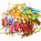 100Pcs/Set Packing Wire Flexible Bendable Gift Wrapping Bow Tie Wrapping Binding Wire for Bread Bag 7