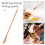 Wooden Spoon for Honey Coffee Long Handle 2 Pcs 7