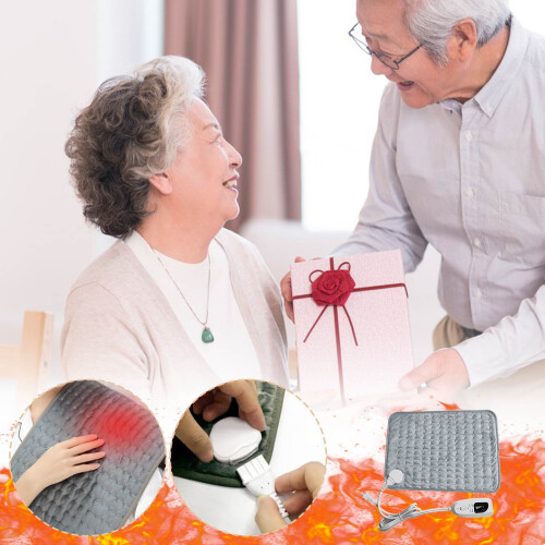 E Home Use Electric Warming Pad Adjustable Temperature Control Fast Heating Machine Washable Blanket Safe For Elderly Kids Soft Material 2