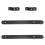 Door Guide Bottom Mount Drawer Rails Undermount Slides Black 3
