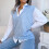 Oversized Sweater Vest for Women V Neck Sleeveless Solid Color Loose Pullover Sweater 7