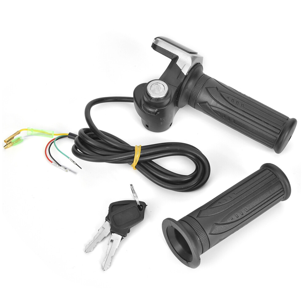 Waterproof 48V Electric Bike Throttle Handlebar For Scooter & Car 4931392520189