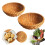 Wicker Fruit & Bread Basket – Handwoven Round Serving Bowl, Compatible with Kitchen Decor 2