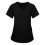Women's V-Neck Scrubs Top Black XL 7