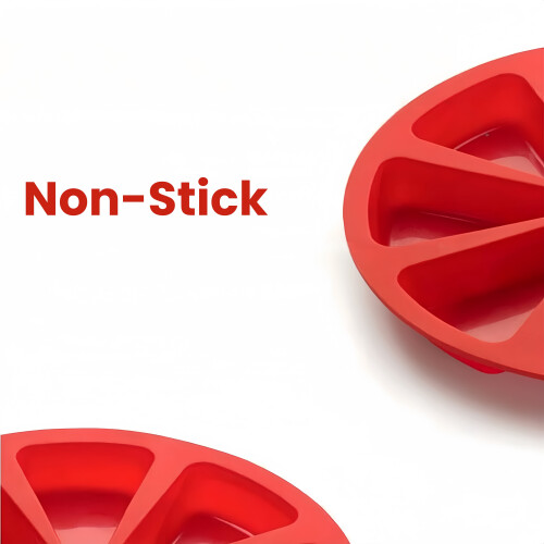 Triangle 8-Cavity Silicone Scone Pan, Non-Stick, 2 Count 2